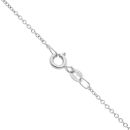 18ct White Gold 0.33ct Brilliant Cut Diamond Solitaire Pendant And Chain 18"