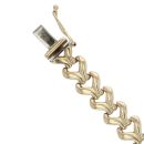 9ct Yellow Gold Fancy Bracelet 7.5"