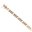 9ct Yellow Gold Fancy Bracelet 8"