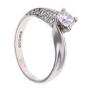 18ct White Gold 0.55ct Brilliant Cut Diamond Solitaire Ring