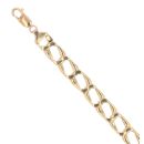 9ct Yellow Gold Curb Bracelet 9"