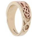 9ct Yellow and Rose Gold Clogau Ring