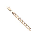 9ct Yellow Gold Curb Bracelet 8"