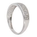 9ct White Gold 0.20ct Brilliant Cut Diamond Fancy Ring