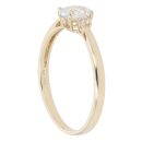 9ct Yellow Gold Cubic Zirconia Single Stone Ring