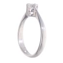 Platinum 0.33ct Diamond Solitaire Ring