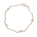 9ct Yellow Gold Fancy Wave Bracelet 7"