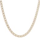 9ct Yellow Gold Double Curb Chain 20"