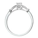 9ct White Gold 0.25ct Diamond Engagement Ring