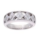 9ct White Gold 0.40ct Fancy Diamond Ring