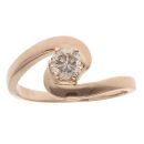 9ct Yellow Gold 0.50ct Brilliant Cut Diamond Solitaire Ring