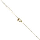 Silver Gold Plated Padlock Locket Pendant And Chain 18"