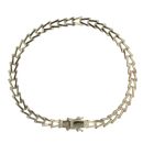 9ct Yellow Gold Fancy V Link Bracelet 7.5"