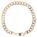 9ct Yellow Gold Curb Bracelet 8"