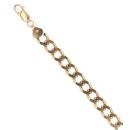 9ct Yellow Gold Curb Bracelet 8.5"