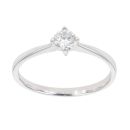 Platinum 0.25ct Diamond Solitaire Ring