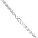 Silver Rope Chain 24" By Icesia