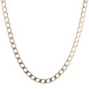 9ct Yellow Gold Curb Chain 22"