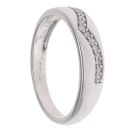9ct White Gold 0.10ct Diamond Eternity Ring