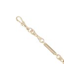 9ct Yellow Gold Fancy T-Bar Bracelet 8"