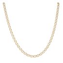 9ct Yellow Gold Flat Mariner Chain 20"