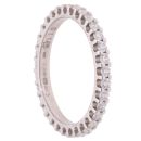 18ct White Gold 1.10ct Diamond Full Eternity Ring