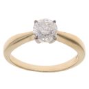 18ct Yellow Gold 0.75ct Brilliant Cut Diamond Solitaire Ring