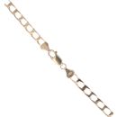 9ct Yellow Gold Square Curb Chain 18"