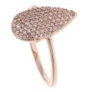 9ct Rose Gold 0.60ct Diamond Cluster Ring