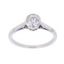 14ct White Gold 0.70ct Diamond Solitaire Ring
