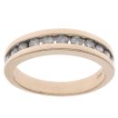 9ct Yellow Gold 0.35ct Brilliant Cut Diamond Half Eternity Ring