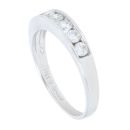 18ct White Gold 0.50ct Diamond Half Eternity Ring