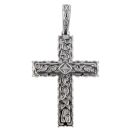 9ct White Gold 1.50cts Diamond Cross Pendant