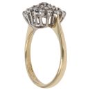 18ct Yellow Gold 0.50ct Brilliant Cut Diamond Cluster Ring