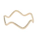 9ct Yellow Gold Wave Bangle