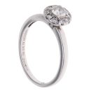 18ct White Gold 0.40ct Brilliant Cut Diamond Cluster Ring