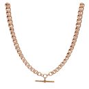 9ct Yellow Gold T-Bar Rollerball Chain 20"
