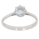 Platinum 0.50ct Transitional Cut Diamond Solitaire Ring