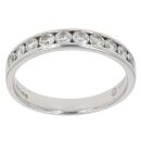 9ct White Gold Brilliant Cut 0.50ct Diamond Eternity Ring