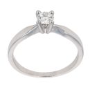 18ct White Gold 0.33ct Diamond Solitaire Ring