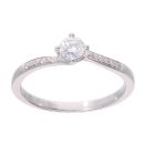 18ct White Gold 0.22ct Diamond Solitaire Ring