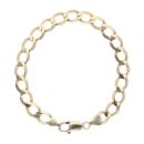 9ct Yellow Gold Curb Bracelet 8"