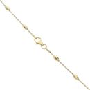 Gold Plated Silver Beaded Chain 18"