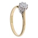 18ct Yellow Gold 0.50ct Diamond Solitaire Ring