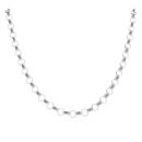 Silver Belcher Chain 20" By Icesia