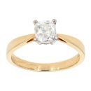 18ct Yellow Gold 0.95ct Diamond Solitaire Ring