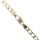 9ct Yellow Gold Square Curb Chain 20"