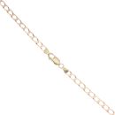 9ct Yellow Gold Square Link Curb Chain 24"