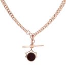 9ct Yellow Gold Albert T-Bar Fob Chain 18"