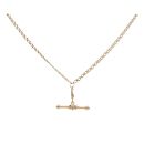 9ct Yellow Gold Cubic Zirconia Double Curb Chain 20"